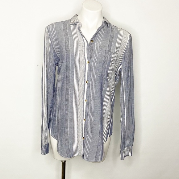 Maeve Tops - Maeve striped button up